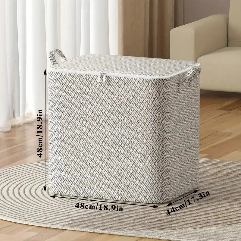Large Capacity Storage Bag Non-woven Fabric Quilt and Clothing Organizer