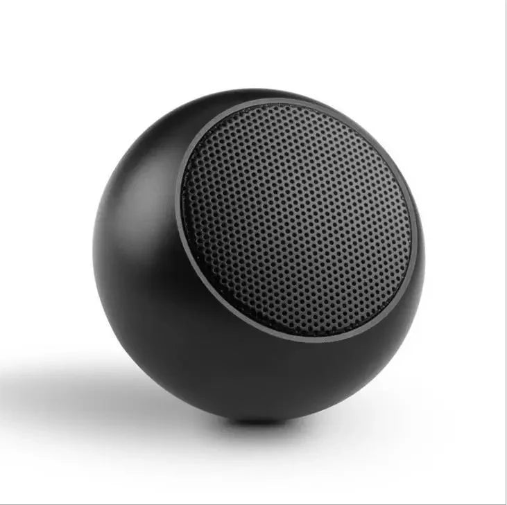 Portable  Wireless  Bluetooth  Speaker - Mini Steel  Steel Gun Metal  Design, Heavy Bass  Stereo Surround Subwoofer