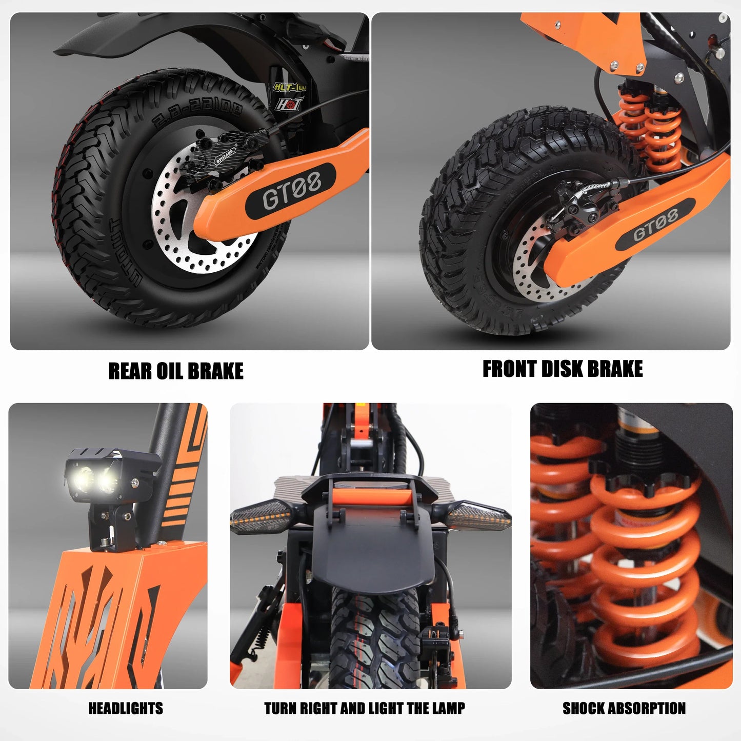 Arwibon 5600W Dual Motor Electric Scooter Top Speed 46MPH