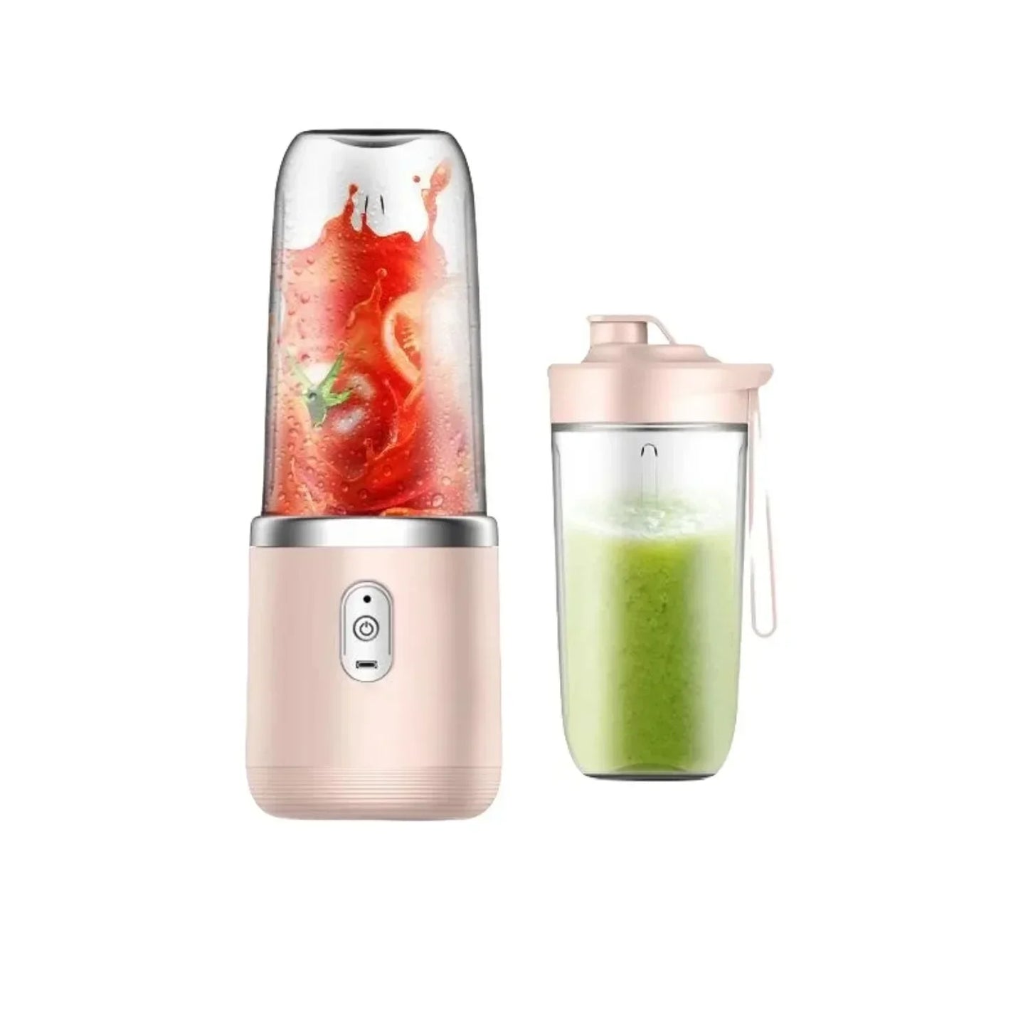 Portable Blender Bottle Electric 6 Blades Multifunction Juice Blender Fresh Juice Smoothie Blender Ice CrushCup Food Processor